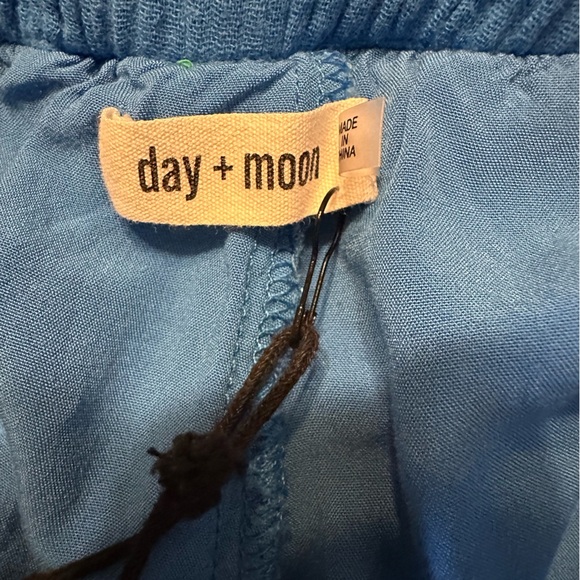 Day + Moon Blossom Cascade Mini Skort In Blue Medium (a3 - Picture 9 of 12